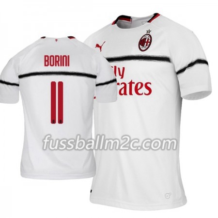Fußballtrikots AC Mailand Fabio Borini 11 Auswärts Trikotsatz 2018-2019 Fußballtrikots AC Mailand Fabio Borini 11 Auswärts Trikotsatz 2018-2019
